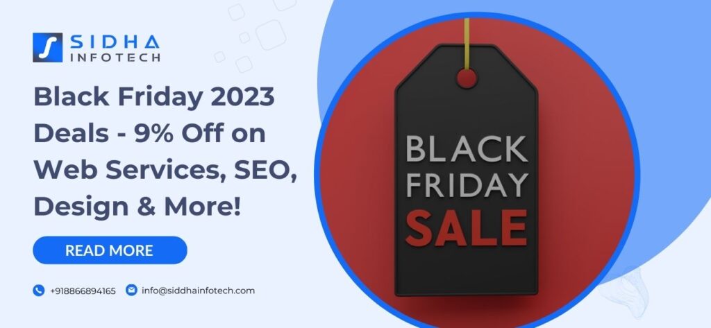 Siddha Infotech Black Friday Deals: Get 9% Off on Web and Marketing Services